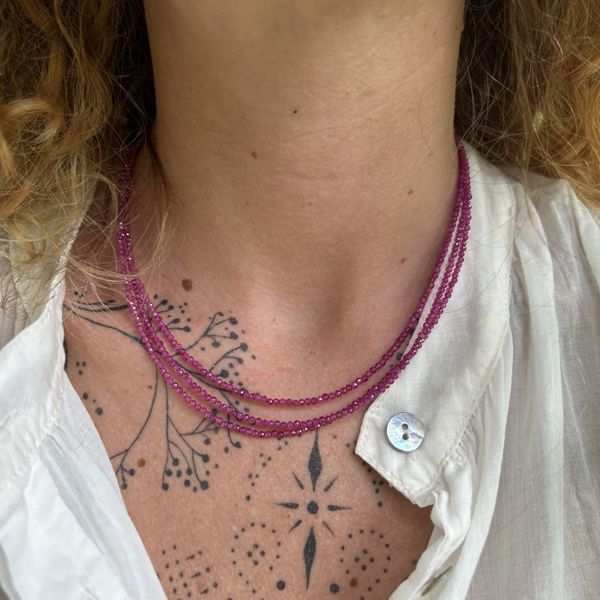 collana Elisa - Rubellite 